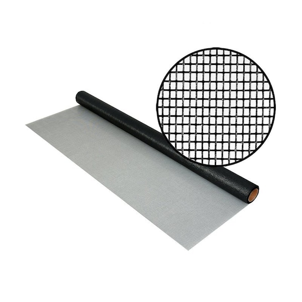 Phifer Door and Window Screen, 100 ft L, 72 in W, Fiberglass - 3000017
