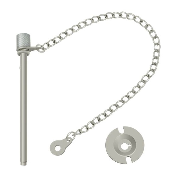 Deltana Window Door Pin 3" Satin Nickel - WDP30U15