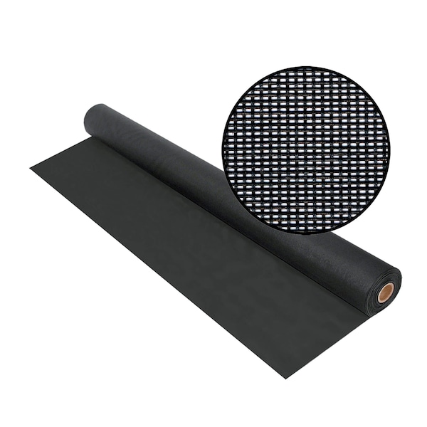Phifer Vinylcoated Fiberglass Sun Contol Insect Screening, 36 x 100', Charcoal, 20x30 Mesh, One Roll - 3003862