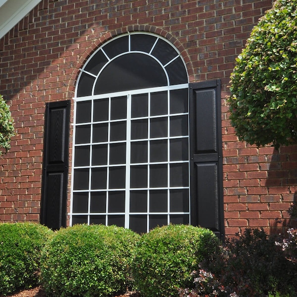 Phifer Vinylcoated Fiberglass Exterior Sun Control Screening, 36 x 100', Charcoal, 57x16 Mesh, One Roll - 3003610