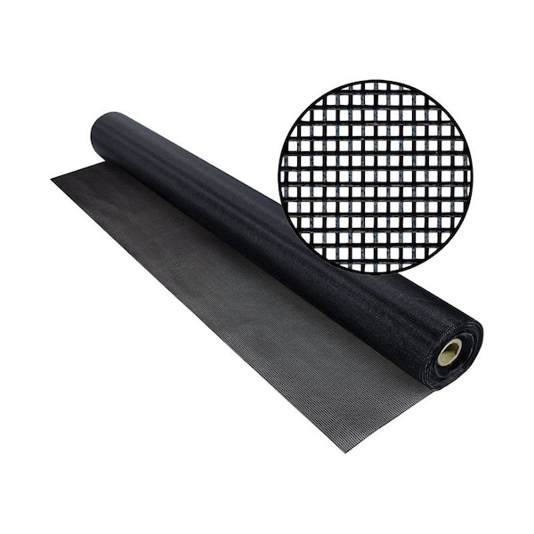 Philipsifer Wire Phifer Wire Tuffscreen 36 in. W X 100 ft. L Black Polyester Insect Screen Cloth - 3014090