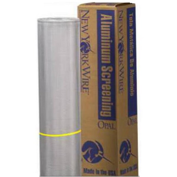 New York Wire New York Wire FCS9352-M 60 in. x 100 ft. Brite Aluminum Wire Screening Roll - 479451
