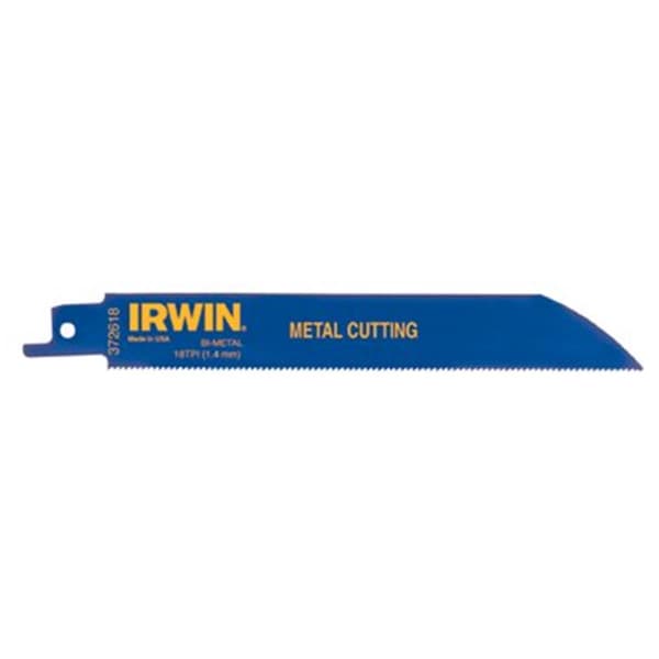 Irwin 6 Inch Reciprocating Saw Blade 18 Tpi, 25PK - 585-372618B