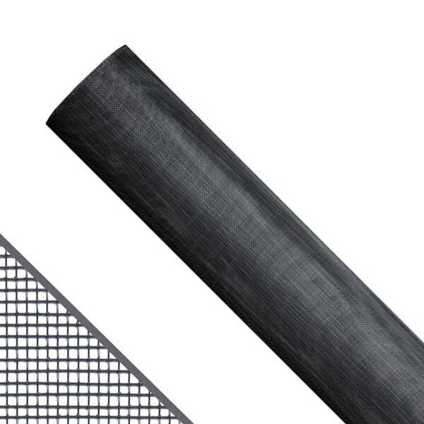 Saint-Gobain Adfors Saint-Gobain ADFORS 72 in. W X 100 ft. L Charcoal Aluminum Insect Screen Cloth - FCS9451-M