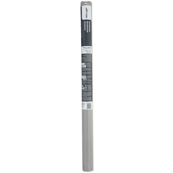 Adfors Screen Wire, 25 ft L, 36 in W, Aluminum, Bright - 10205