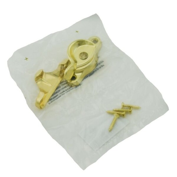 Ives Commercial Aluminum Window Lock Bright Brass Finish - 07A3