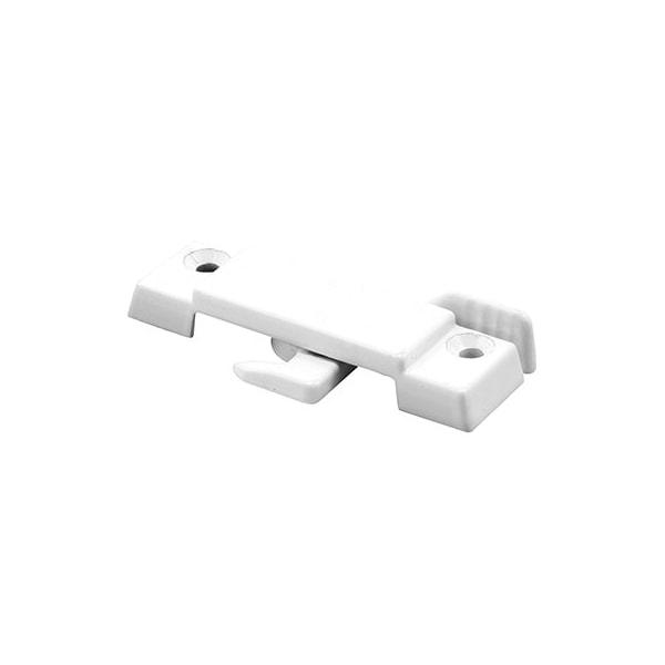 Prime-Line Sash Lock, 5/8in Latch Projection, Fits Vinyl and Aluminum Sliding Windows, Diecast Zinc, White - F 2594