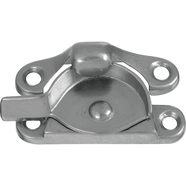 National Double Hung Satin Nickel Crescent Sash Lock - N325381