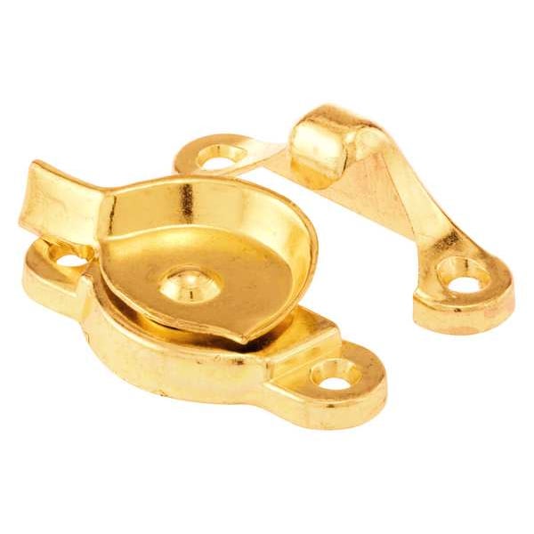 Primeline Tools 1-15/16 in. Bright Brass Diecast Zinc Double Hung Window Sash Lock (Single Pack) - MP2574