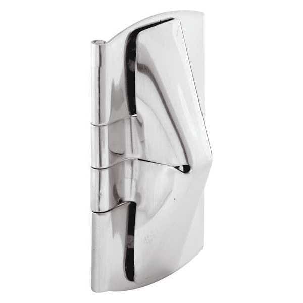 Primeline Tools 1 in. x 2 in. Stamped Stainless Steel, Natural Finish Window Flip Lock (2 Pack) - U 10683