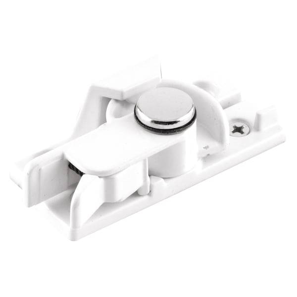 Prime-Line Safety Sash Lock and Keeper, Child Safe, White (Single Pack) - U 10670