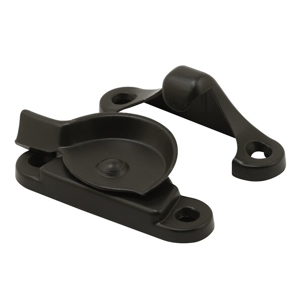 Prime-Line Window Sash Lock, 1-3/4 in. Hole Center, Zinc Diecast, Bronze - F 2858
