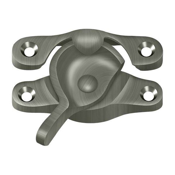 Deltana Window Sash Lock, 15/16" X 2-5/8" Antique Nickel - WL07U15A