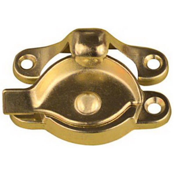 Eat-In N148-684 Die Cast Zinc Window Sash Lock With Screws, Bright Brass - EA577836