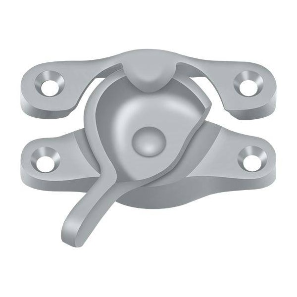 Deltana Window Sash Lock, 15/16" X 2-5/8" Satin Chrome - WL07U26D