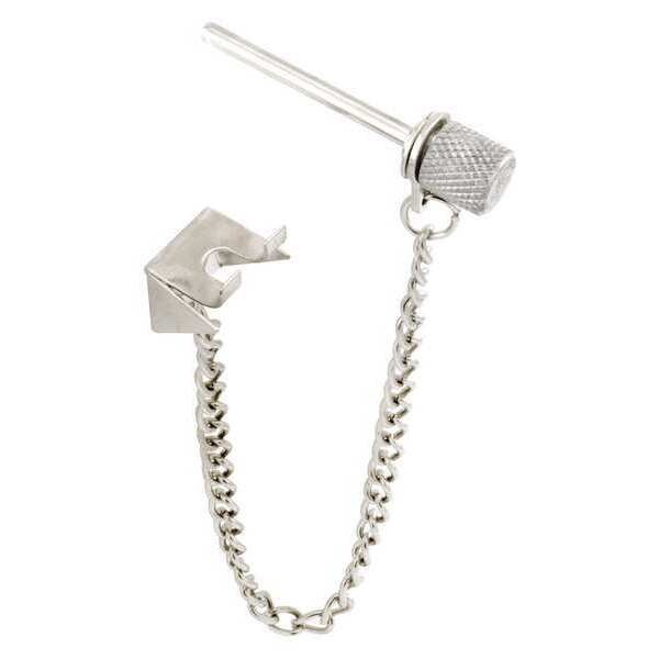 Primeline Tools 1-5/16 in., Chrome Finish Sliding Window Lock Pin (Single Pack) - U 9857