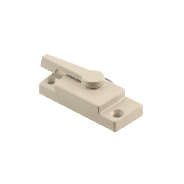 Prime-Line Sash Lock-Only, 2-1/16 in. Hole Center Spacing, For Vertical Sliding Windows, Diecast Zinc, Almond,  - F 2747