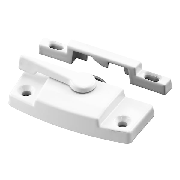 Prime-Line Window Sash Lock, Metal, Fits Silverline Windows, White, 2-1/16 in. Hole Centers 1 Pair - F 2893