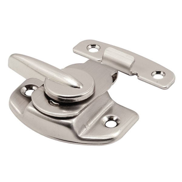Prime-Line Sash Lock, 1-1/2 in. and 1-7/8 in. Hole Centers, Steel, Satin Nickel  Single Pack - U 11062