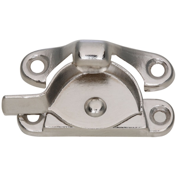 National Hardware National Hardware Bright Nickel Die-Cast Zinc Sash Lock 1 pk - N148-767