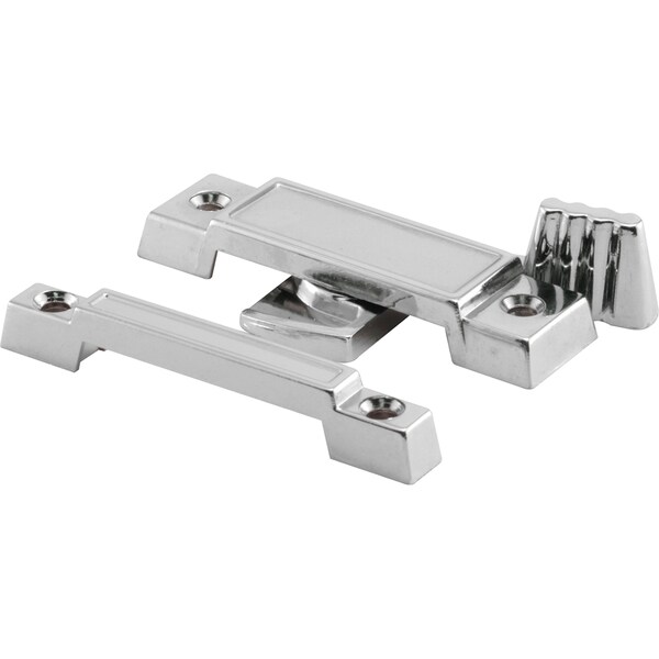 Prime-Line Diecast Chrome Finish, Window Sash Lock - F 2531