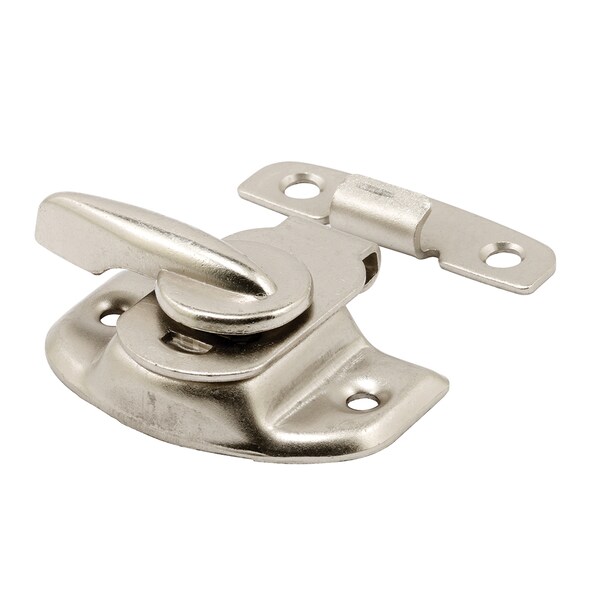Prime-Line Sash Lock, 1-1/2 in., Steel Construction, Satin Nickel Finish (1-set) - F 2713