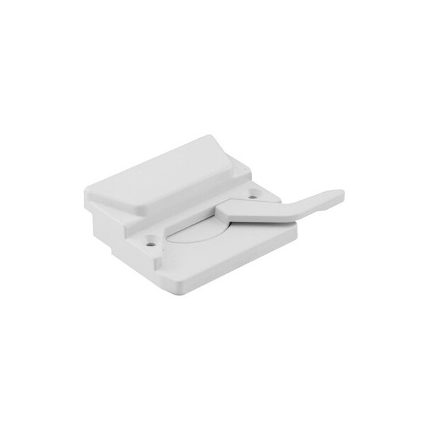 Prime-Line Entrygard Sash Lock, Left Hand, White, Keeper and Screws (Single Pack) - TH 23047