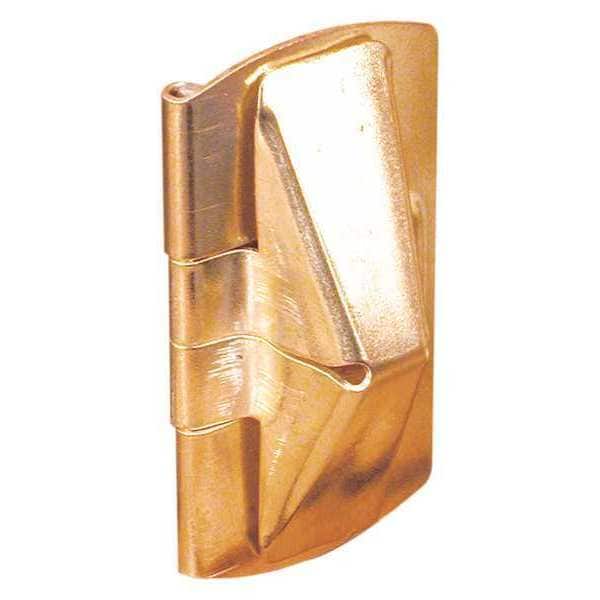 Primeline Tools 1 in. x 2 in. Stamped Steel Brass Plated Finish Window Flip Lock (2 Pack) - U 9938