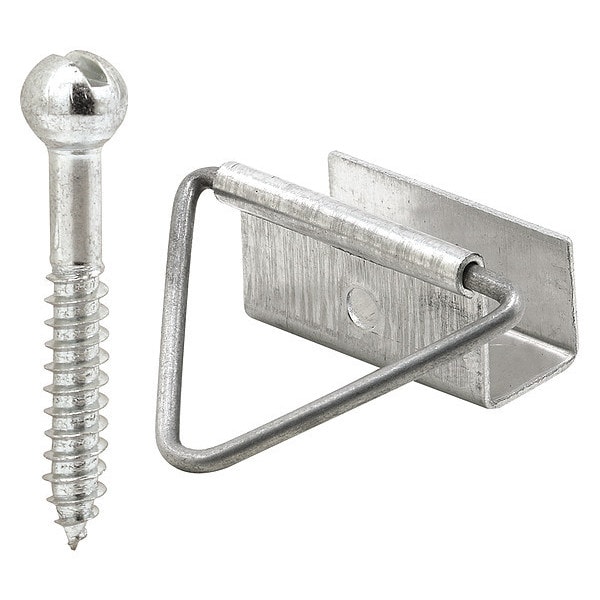 Primeline Tools Bail Latches and Screws, Use With 7/16 in. Thick Screen Frames, Aluminum (6 Pack) - MP5552