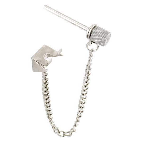 Primeline Tools Sliding Window Nite Lock Pin, 1-5/16 in., Aluminum Finish (5 Pack) - MP4071