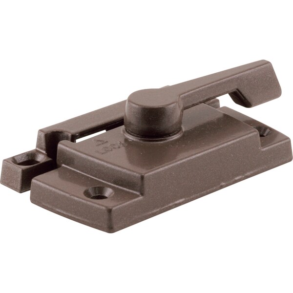 Prime-Line Trimline Cam Lock, 2-1/16 in. Hole Centers, Diecast, with lugs, Bronze - TH 23084