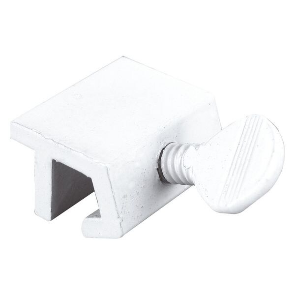 Primeline Tools Sliding Window Economy Lock, Extruded Aluminum, 1 in., White Painted (4 Pack) - MP4336
