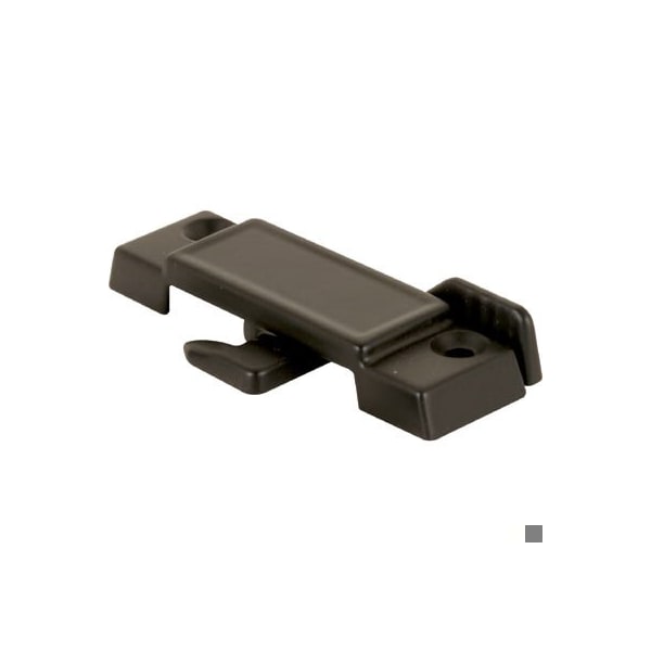 Prime-Line Sash Lock, 5/8in Latch Projection, Fits Vinyl and Aluminum Sliding Windows, Diecast Zinc, Black - F 2512