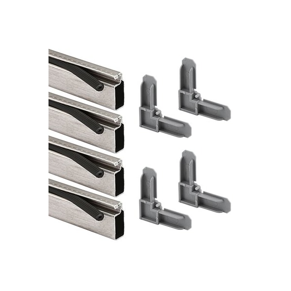 Prime-Line Aluminum Screen Frame Kit, 5/16 inch x 3/4 inch x 36 inch, Bronze, Set of 1 - PL 7804