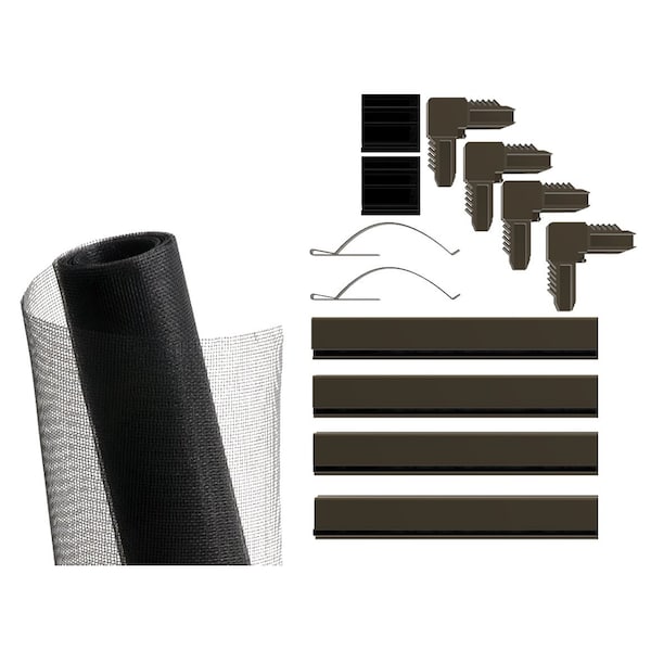 Ritescreen 48in WDKT BRONZE w/Mesh - FG-WDKIT48M-B