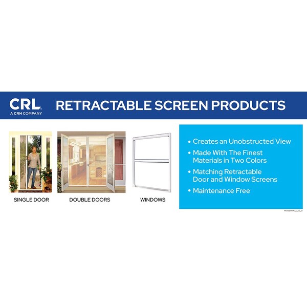 Cr Laurence Euro Retractable Screen Header Sign Replacement 6-in X 15-in - RSD1S