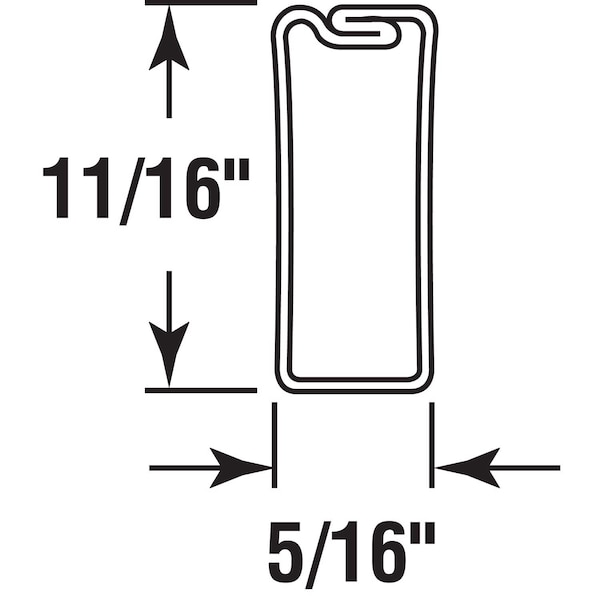 Prime-Line Prime-Line Mill Aluminum 5/16 in. W X 72 in. L Spreader Bar 1 pk - PL 16767