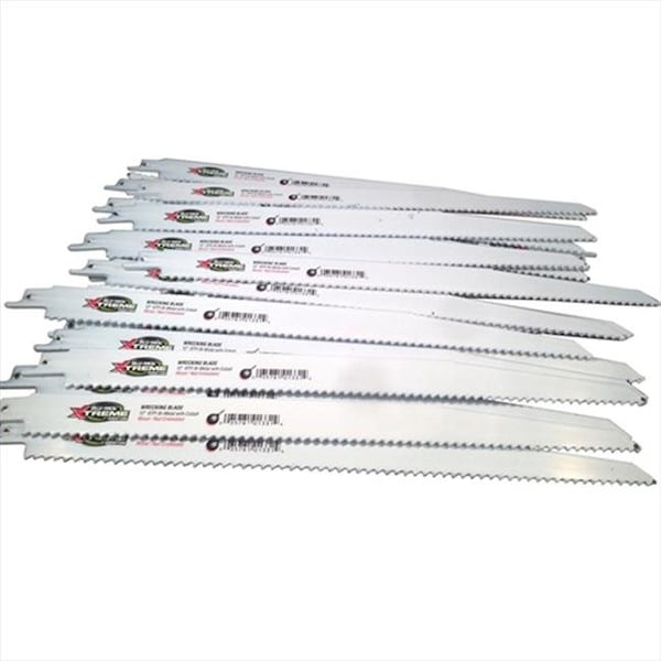 Disston Disston 6488 Blu-Mol 12 In. 6 Tpi Wood Cutting Xtreme Bi-Metal Demolition Reciprocating Saw Blade; 20 Pack - 6488