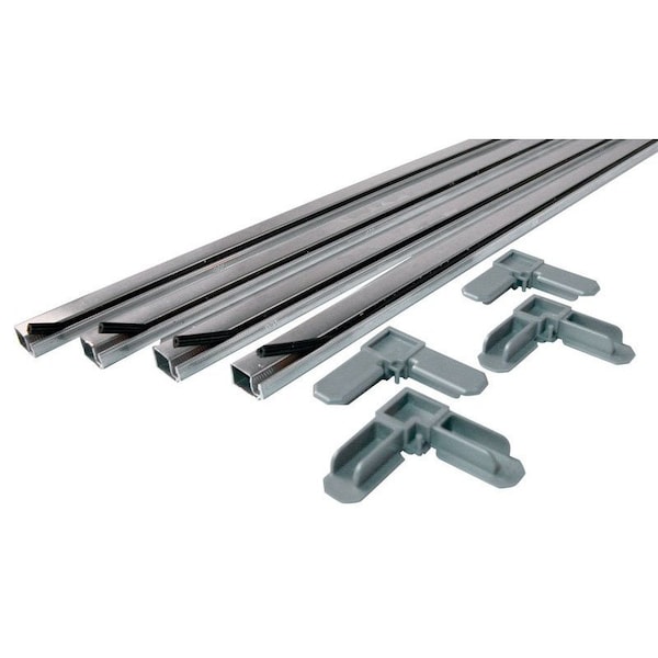 Prime-Line Prime-Line Mill Aluminum 7/16 in. W X 3/4 in. L Screen Frame Kit 1 pk - PL7802
