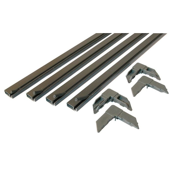 Prime-Line Prime-Line Bronze Aluminum 5/16 in. W X 3/4 in. L Screen Frame Kit 1 pk - PL7808