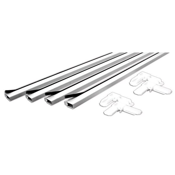 Prime-Line Prime-Line White Aluminum 5/16 in. W X 3/4 in. L Screen Frame Kit 1 pk - PL7814