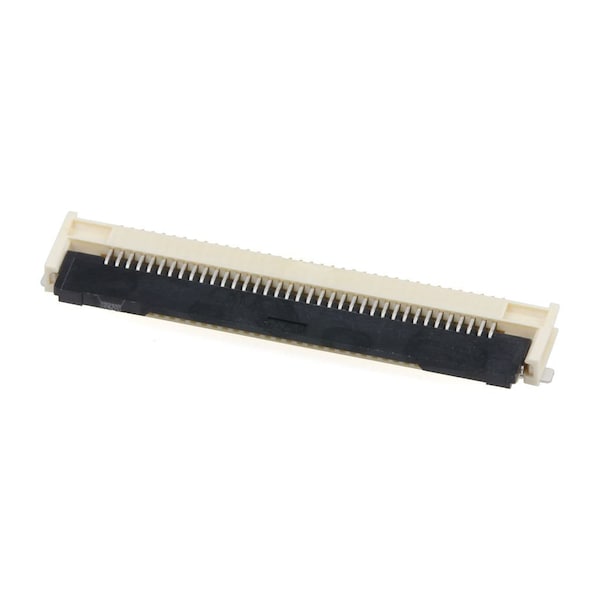 Conector FFC/FPC Molex, 37 contactos, 1 fila, hembra, ángulo recto, paso de 0.020 pulgadas, montaje en superficie - 5051103791