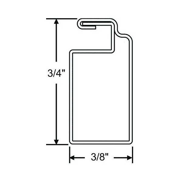 Strybuc Tube 8 Ft Screen Frame Almond - 90H-199AD