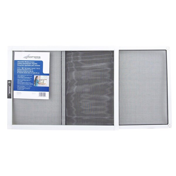 Adfors Saint-Gobain ADFORS 20 37 in. W in. Fiberglass Adjustable Window Screen - FSP8556-U