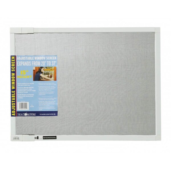 Adfors Saint-Gobain ADFORS 20 37 in. W in. Fiberglass Adjustable Window Screen - FSP8556-U