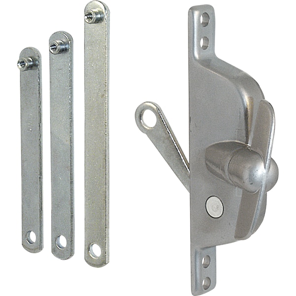 Prime-Line Jalousie Operator, Reversible, With Three Link Arms, Aluminum Finish Single Pack - H 3557