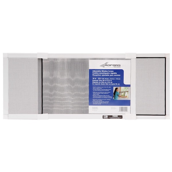 Adfors Saint-Gobain ADFORS 20 37 in. W in. Fiberglass Adjustable Window Screen - FSP8555-U