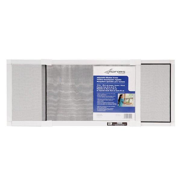 Adfors Saint-Gobain ADFORS 20 37 in. W in. Fiberglass Adjustable Window Screen - FSP8555-U
