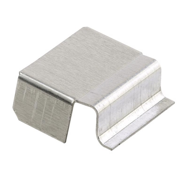 Prime-Line Prime-Line Mill Silver Aluminum 1/2 in. W X 5/8 in. L Spreader Bar 100 pk - PL 16770