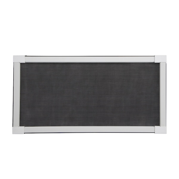 M-D Building Products M-D Building Products White Aluminum Adjustable Screen 10 in. W X 37 in. L 1 pk - 14186